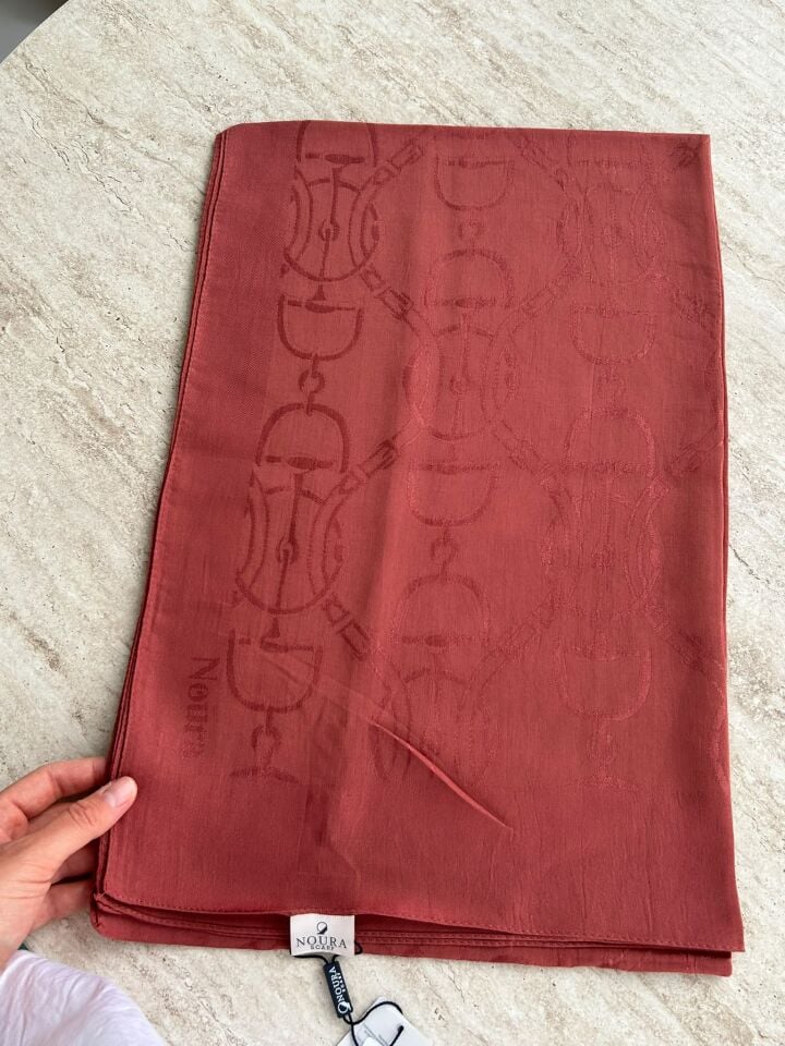 Noura Scarf Diamond Maria Şal Bakır