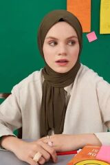 Aleyna Atalar Penye Şal - Haki