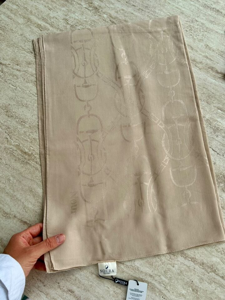 Noura Scarf Diamond Maria Şal Bej