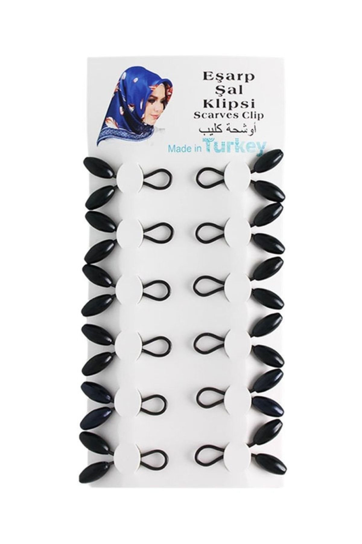 Eşarp Şal Klipsi Paket - Desen-01-60