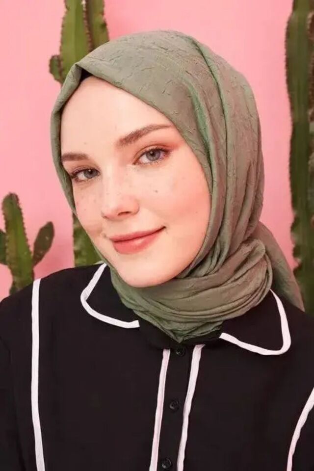 Madame Polo Bambu Kraş Şal Çağla