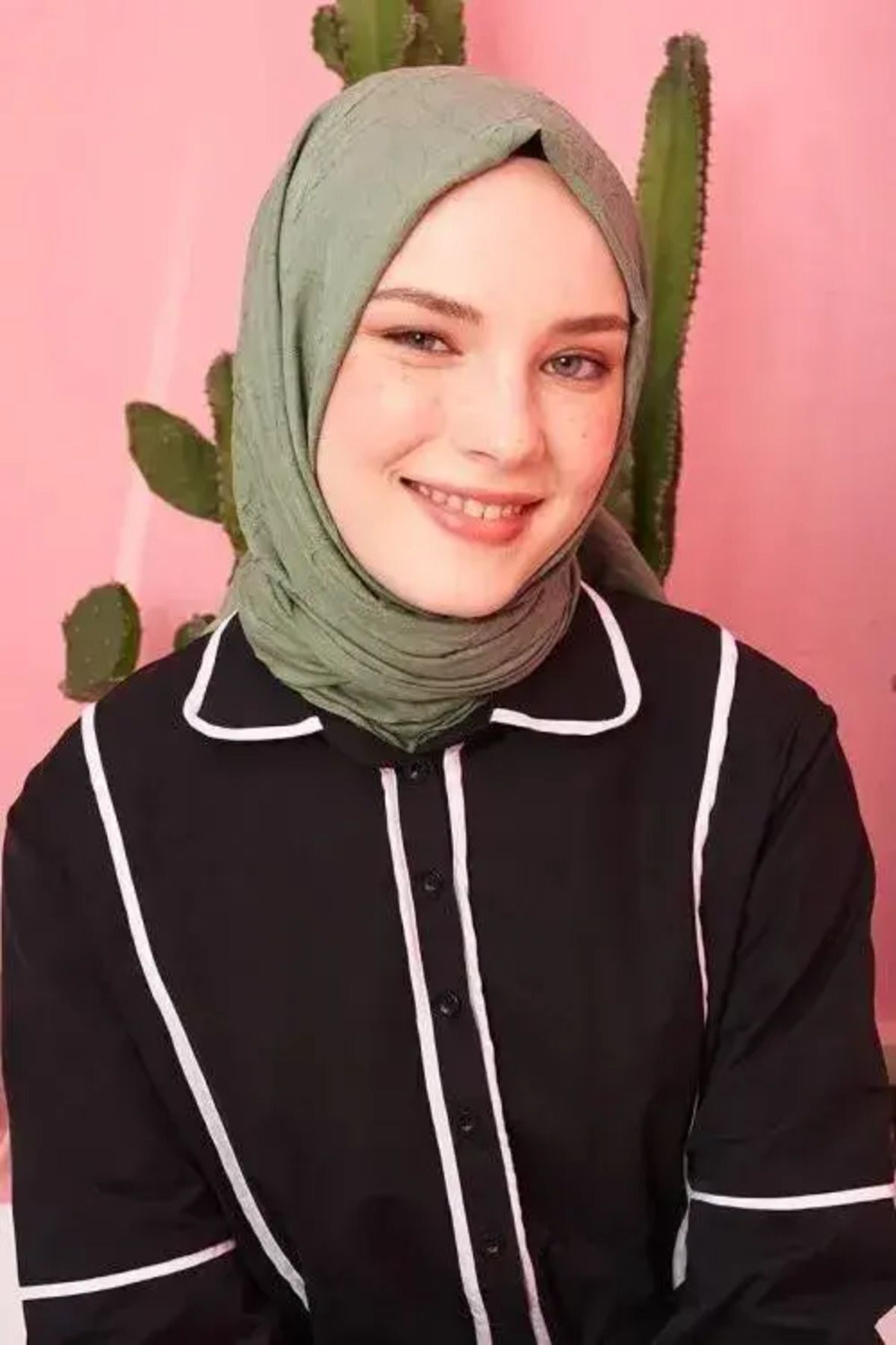 Bambu Kraş Şal Çağla Yeşili