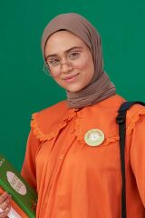 Aleyna Atalar Penye Şal - Kül