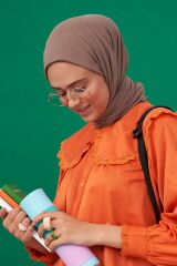 Aleyna Atalar Penye Şal - Kül