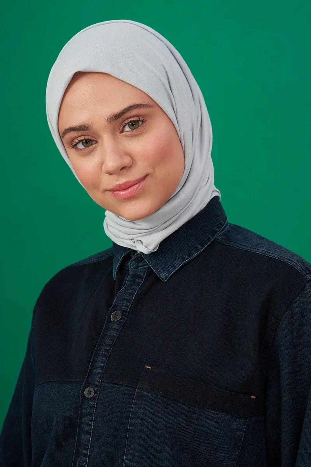 Penye Şal - Gümüş