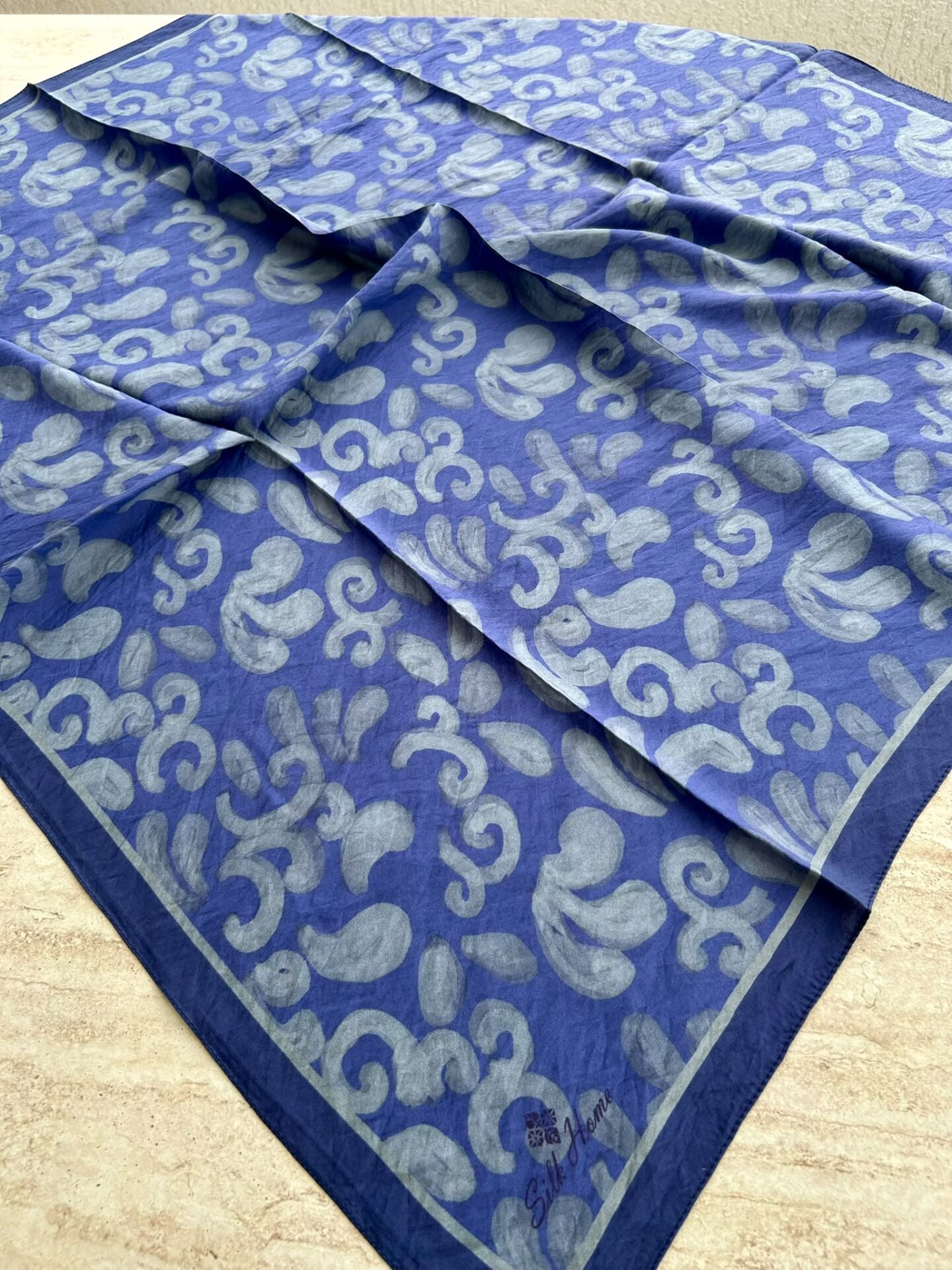 Silk Home Velora Eşarp Mavi