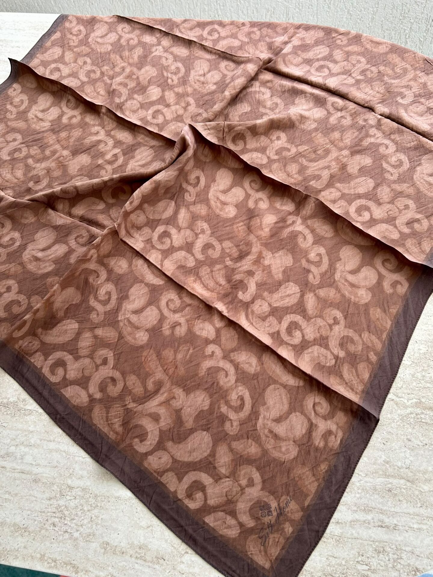 Silk Home Velora Eşarp Sütlü Kahve