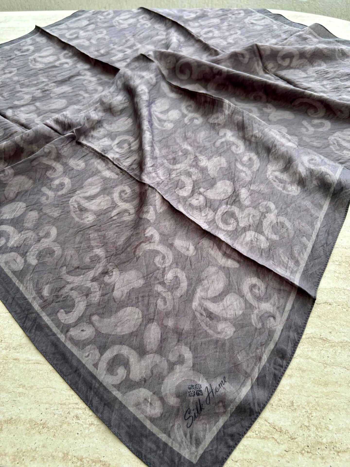 Silk Home Velora Eşarp Füme