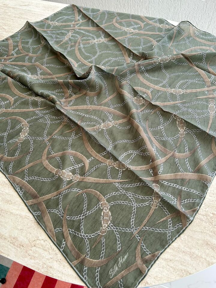 Silk Home Monare Tencel Zincir Desen Eşarp 171014-14