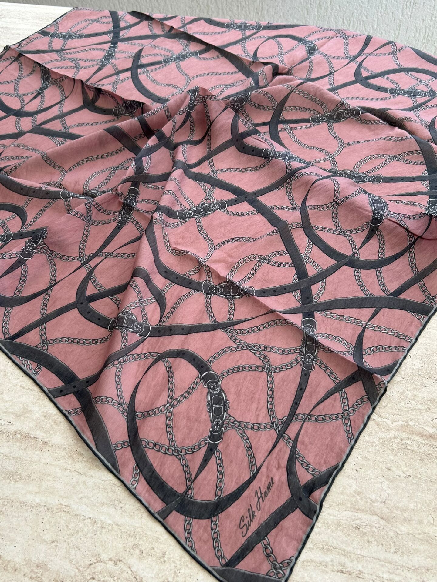 Silk Home Monare Tencel Eşarp Zincir Desen 171014-18