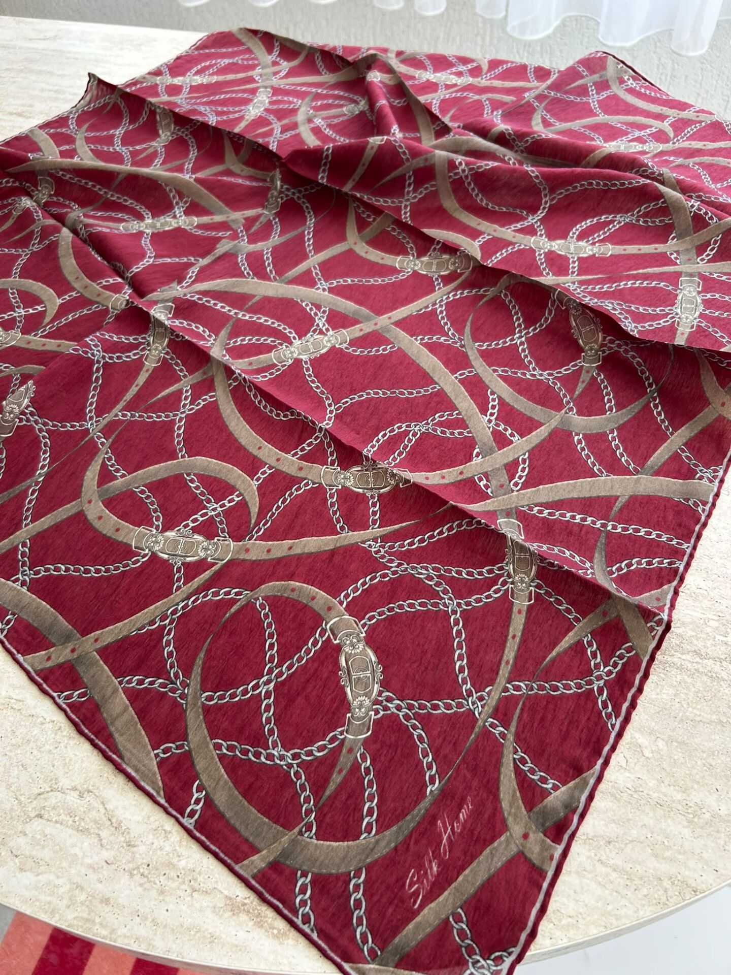 Silk Home Monare Tencel Zincir Desen Eşarp 171014-17
