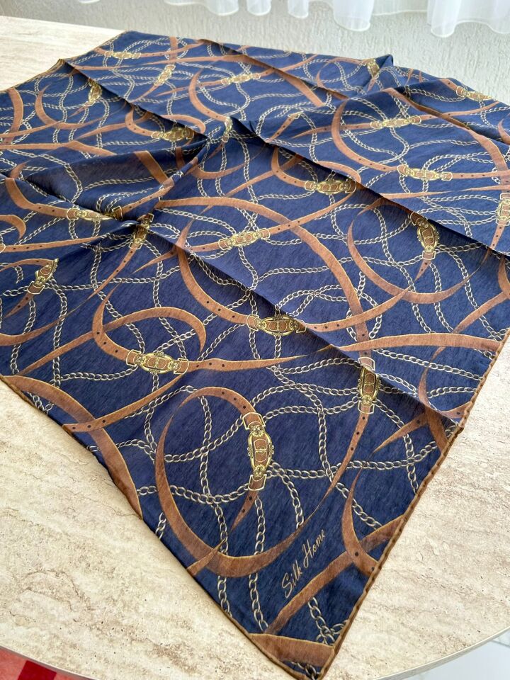 Silk Home Monare Tencel Zincir Desen Eşarp 171014-09