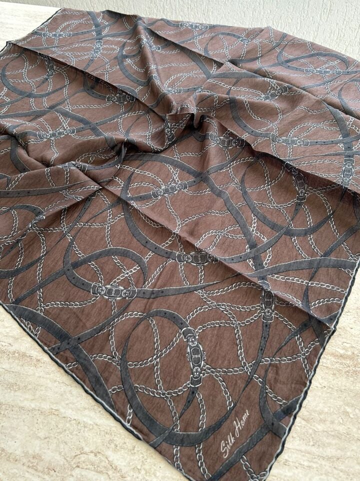 Silk Home Monare Tencel Zincir Desen Eşarp 171014-05