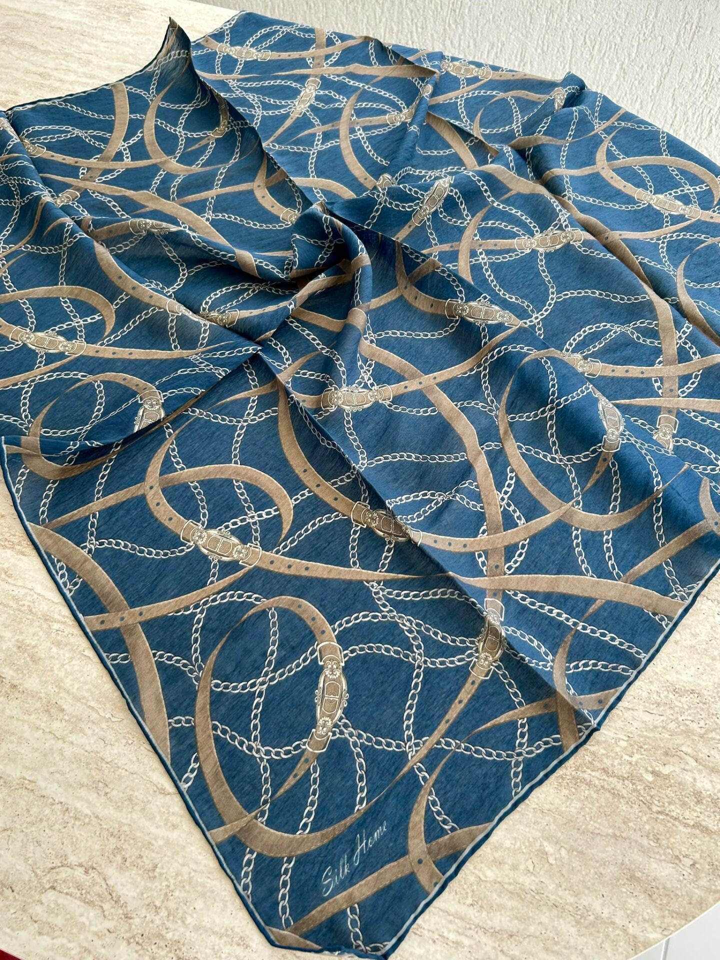 Silk Home Monare Tencel Zincir Desen Eşarp 171014-11