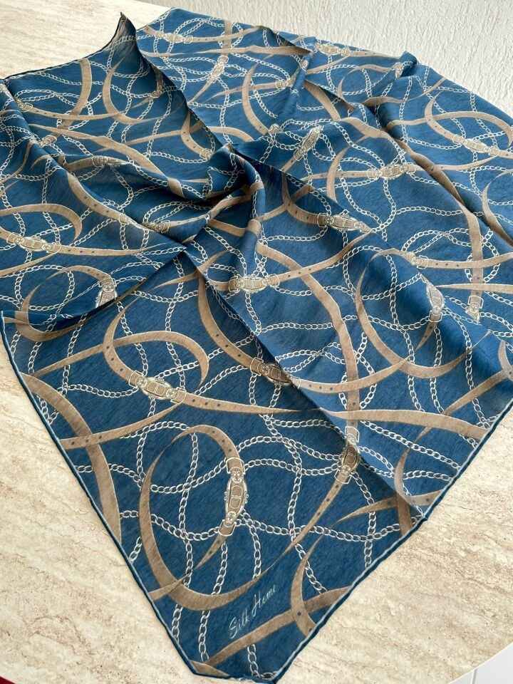 Silk Home Monare Tencel Zincir Desen Eşarp 171014-11