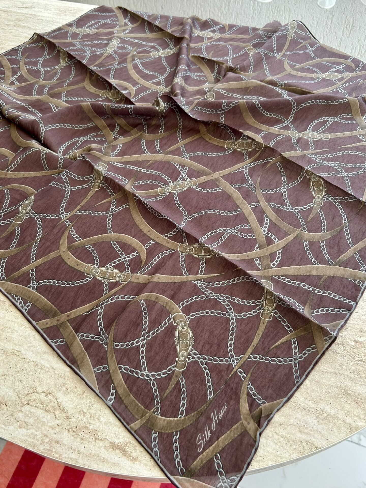 Silk Home Monare Tencel Zincir Desen Eşarp 171014-06