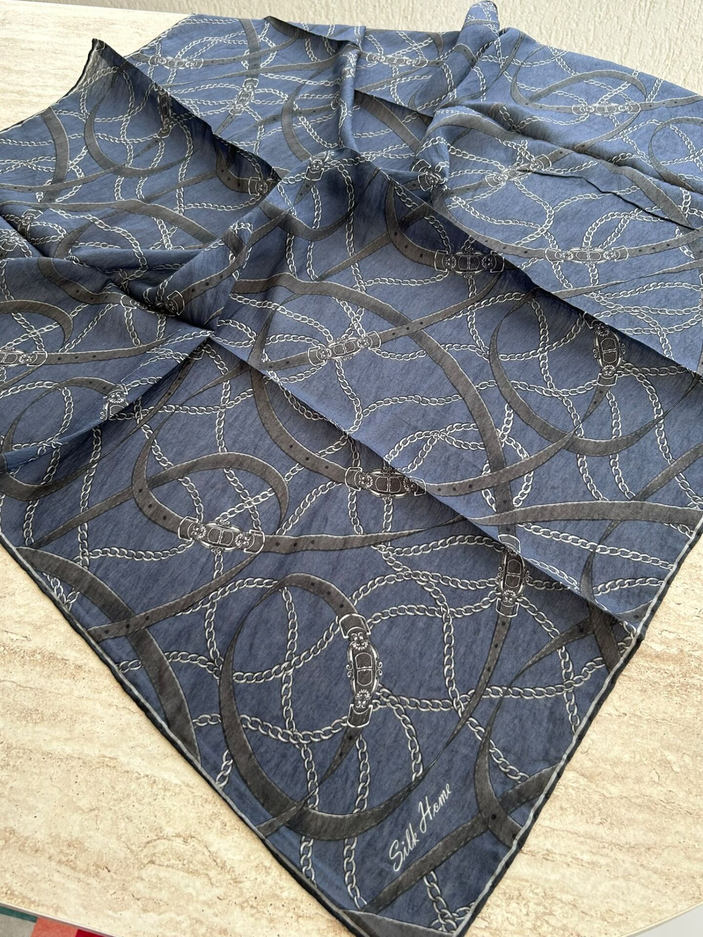 Silk Home Monare Tencel Zincir Desen Eşarp 171014-10