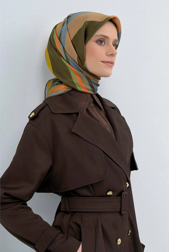 Armine 2026 Yaz Tivil İpek Eşarp 9514-53