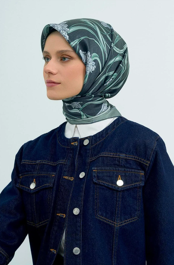 Armine 2026 İlkbahar Yaz Tivil İpek Eşarp 9512-02