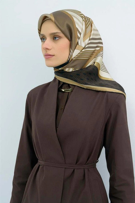 Armine 2026 Yaz Tivil İpek Eşarp 9521-04