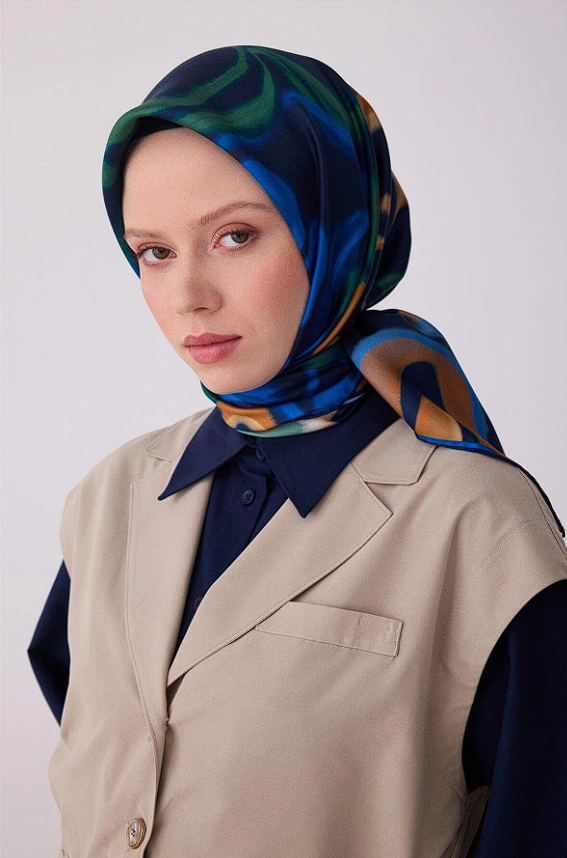 Belli 2026 Yaz Tivil İpek Eşarp 4301-84
