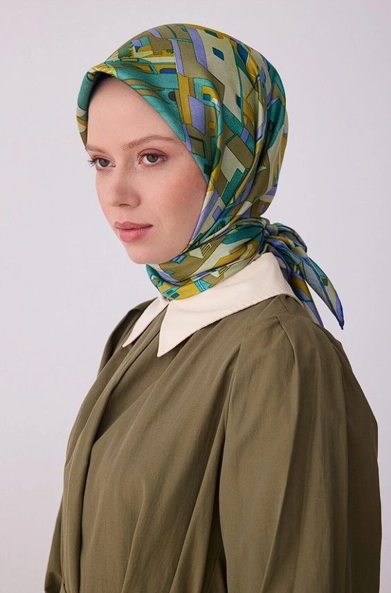 Belli 2026 Yaz Tivil İpek Eşarp 4307-03