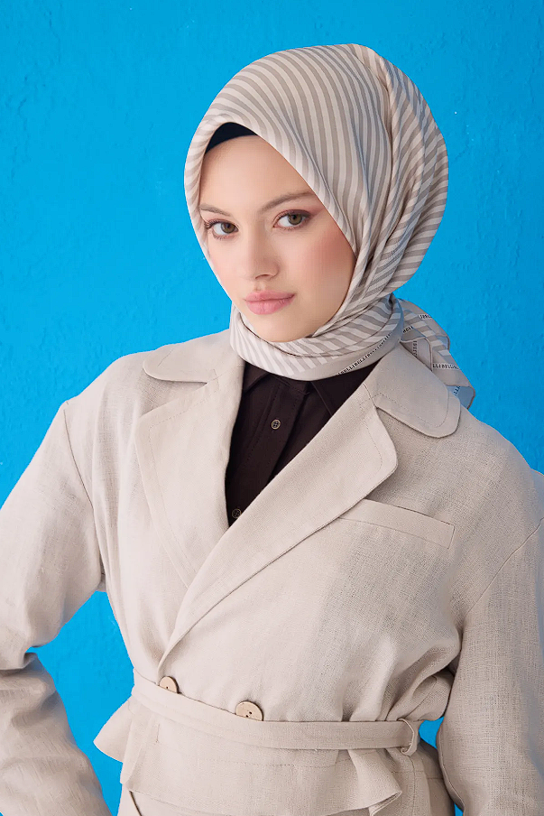 Belli Twill İpek Eşarp 4115-02