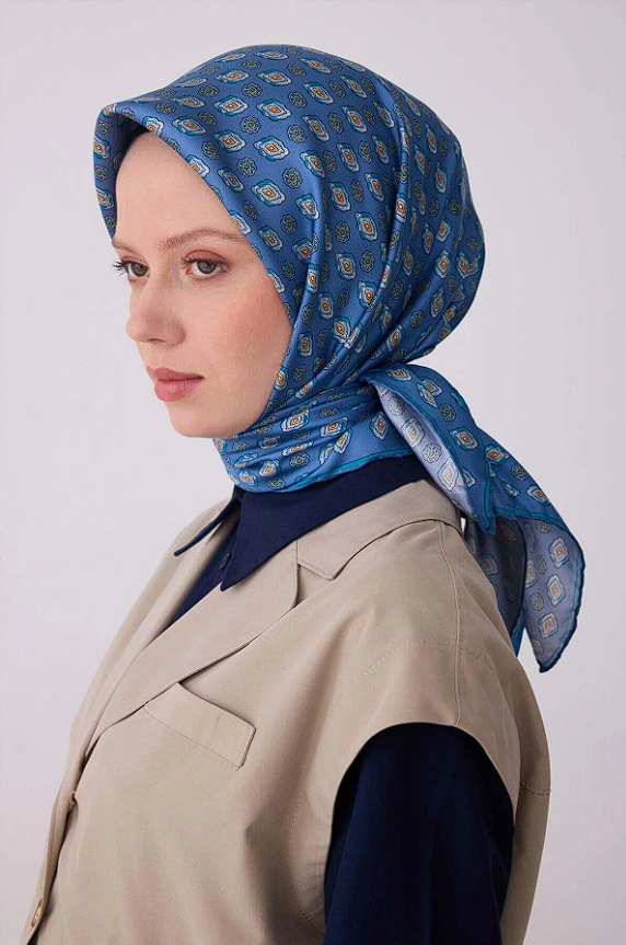 Belli 2026 Yaz Tivil İpek Eşarp 4308-82