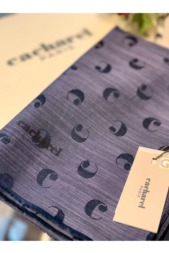 Cacharel Pamuk İpek Monogram Şal 927
