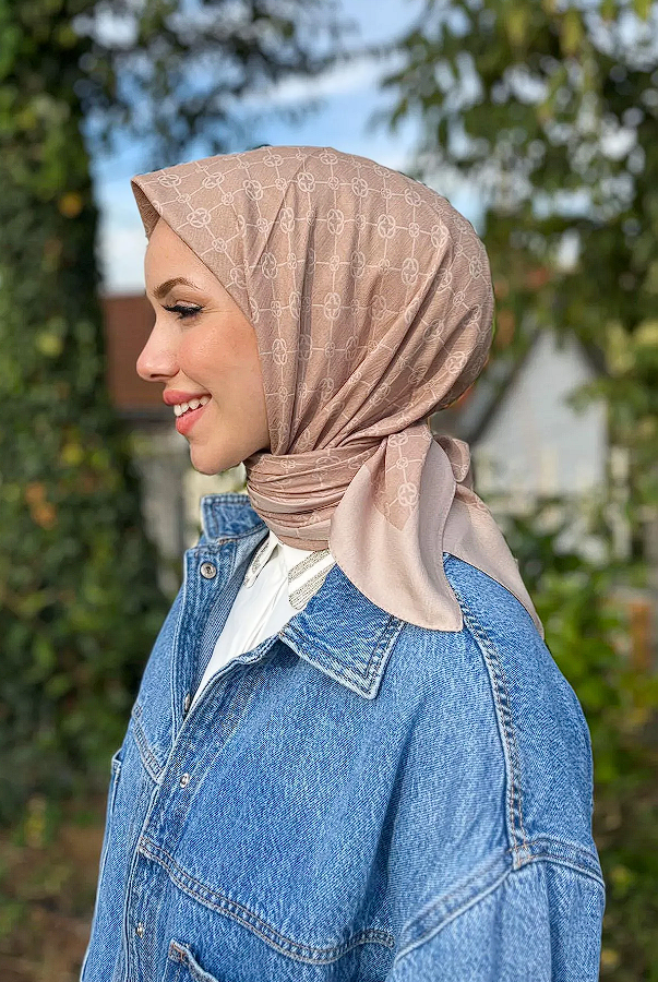 Aker Elegance Monogram Eşarp 983