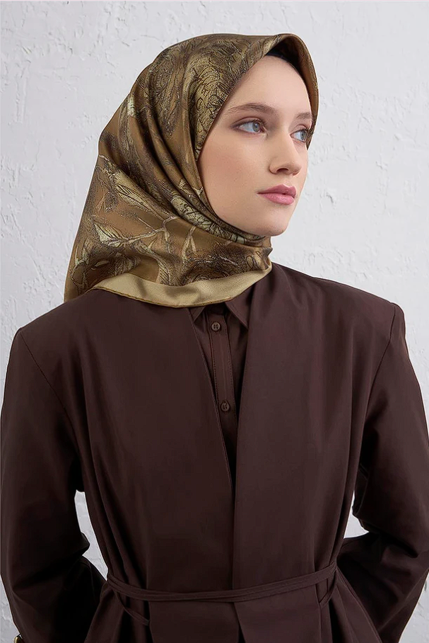 Armine Saf İpek Twill Eşarp 9409-06
