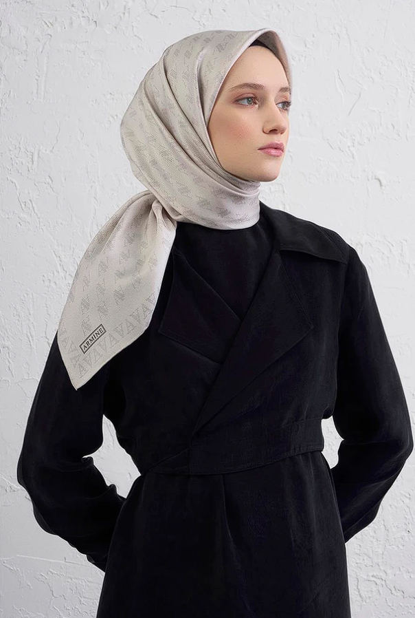 Armine Saf İpek Twill Eşarp 9412-86