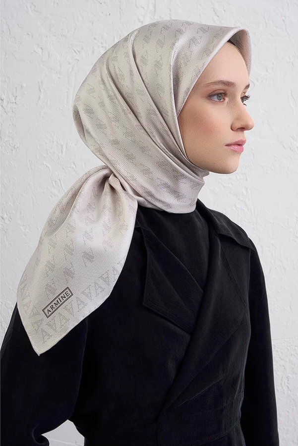Armine Saf İpek Twill Eşarp 9412-86