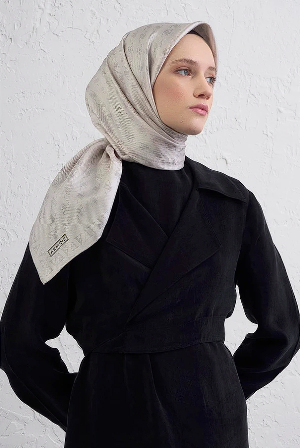 Armine Saf İpek Twill Eşarp 9412-86