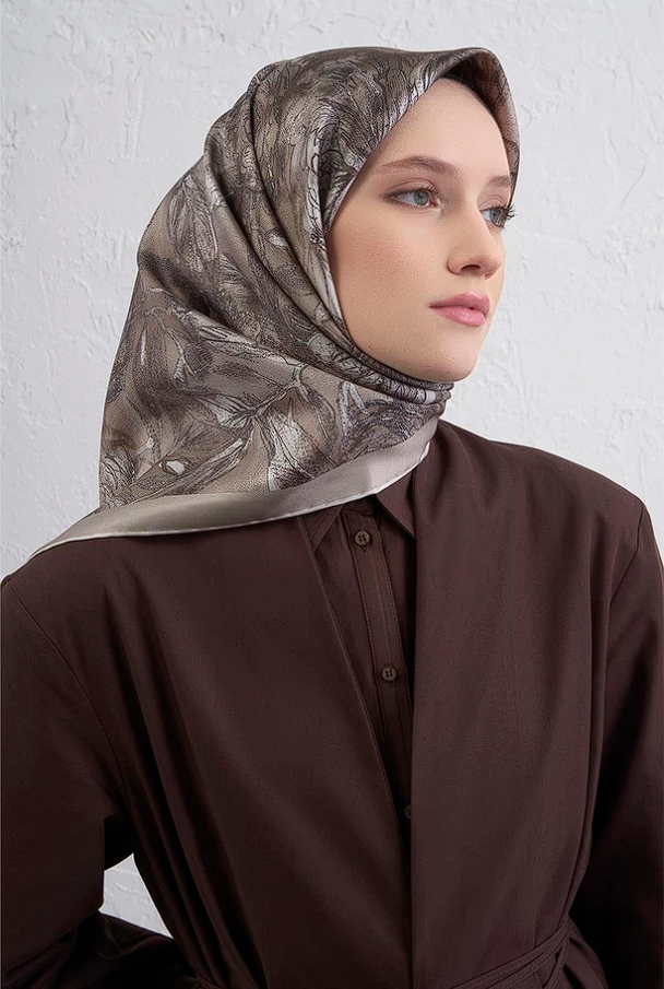 Armine Saf İpek Twill Eşarp 9409-83
