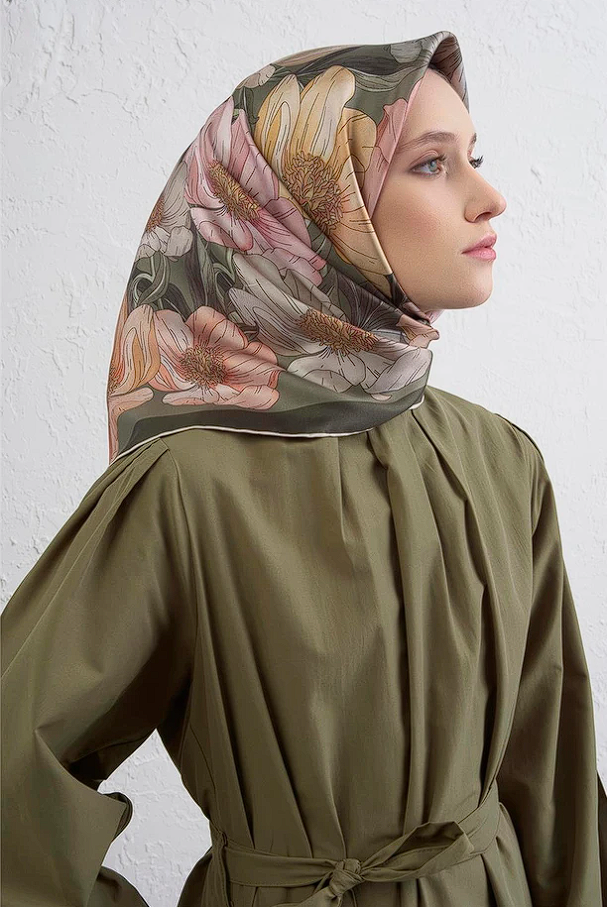 Armine Saf İpek Twill Eşarp 9403-80