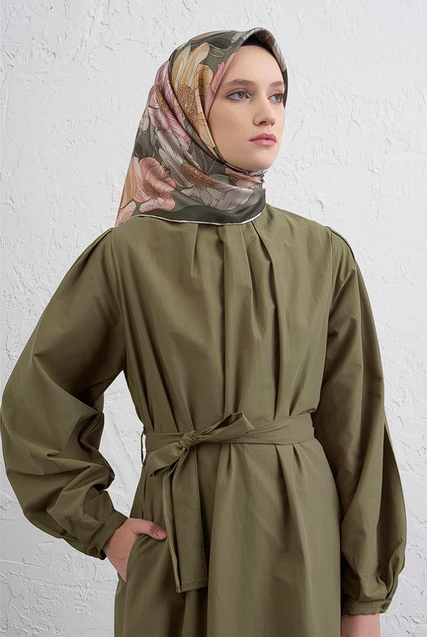 Armine Saf İpek Twill Eşarp 9403-80