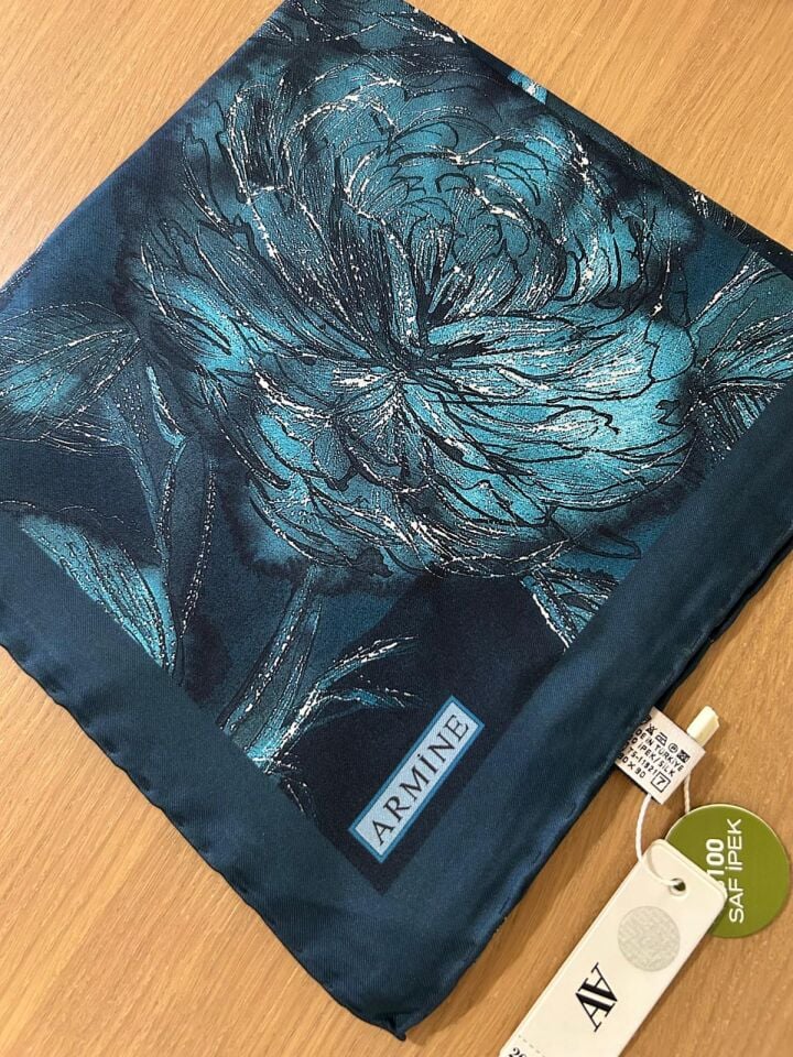Armine Saf İpek Twill Eşarp 9409-04