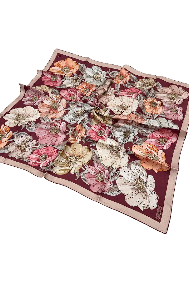 Armine Saf İpek Twill Eşarp 9403-02