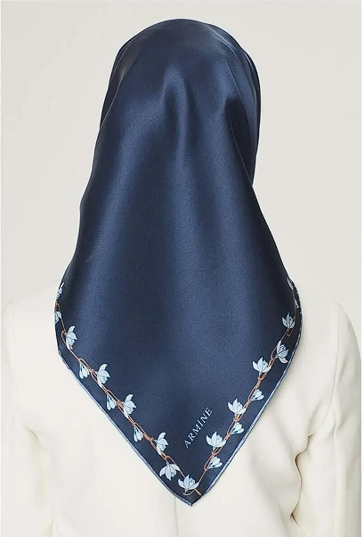 Armine Nostalji Twill İpek Eşarp 8553-80
