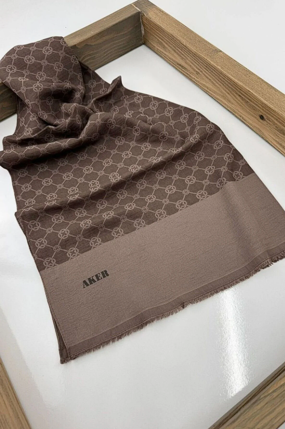 Aker Elegance Monogram Şal 1090100-931