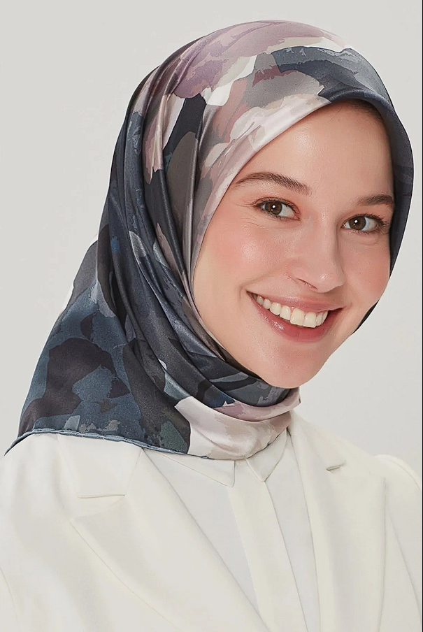 Armine Nostalji Twill İpek Eşarp 8534-33