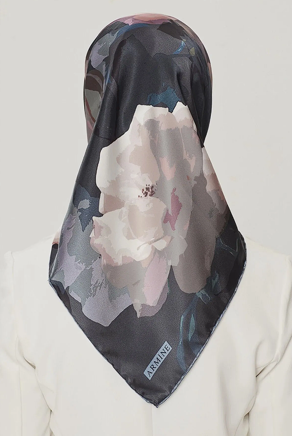 Armine Nostalji Twill İpek Eşarp 8534-33