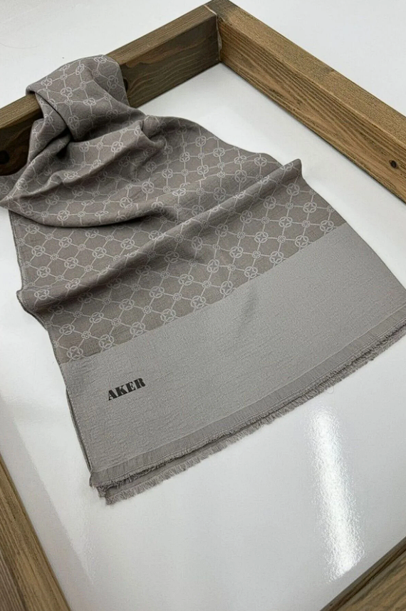 Aker Elegance Monogram Şal 982