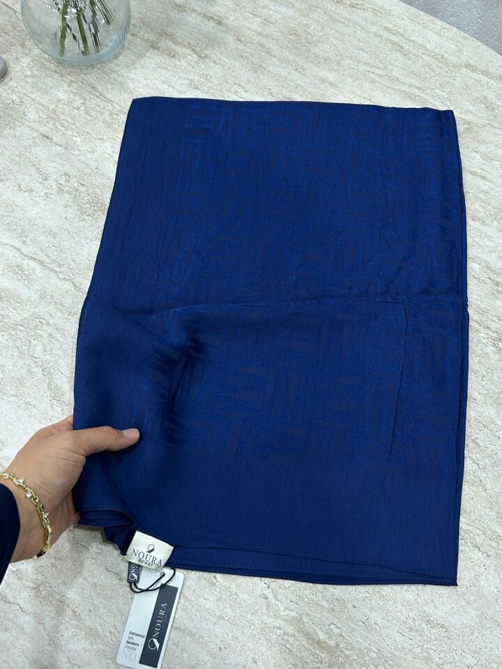 Noura Scarf Diamond Elisa Şal Lacivert