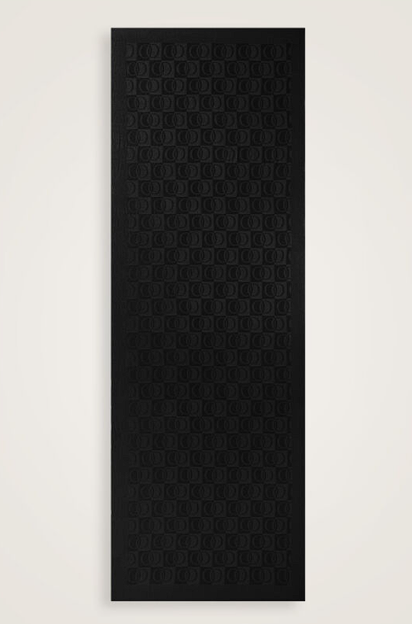 Imannoor Dama Desen Siyah Naia Pamuk Şal