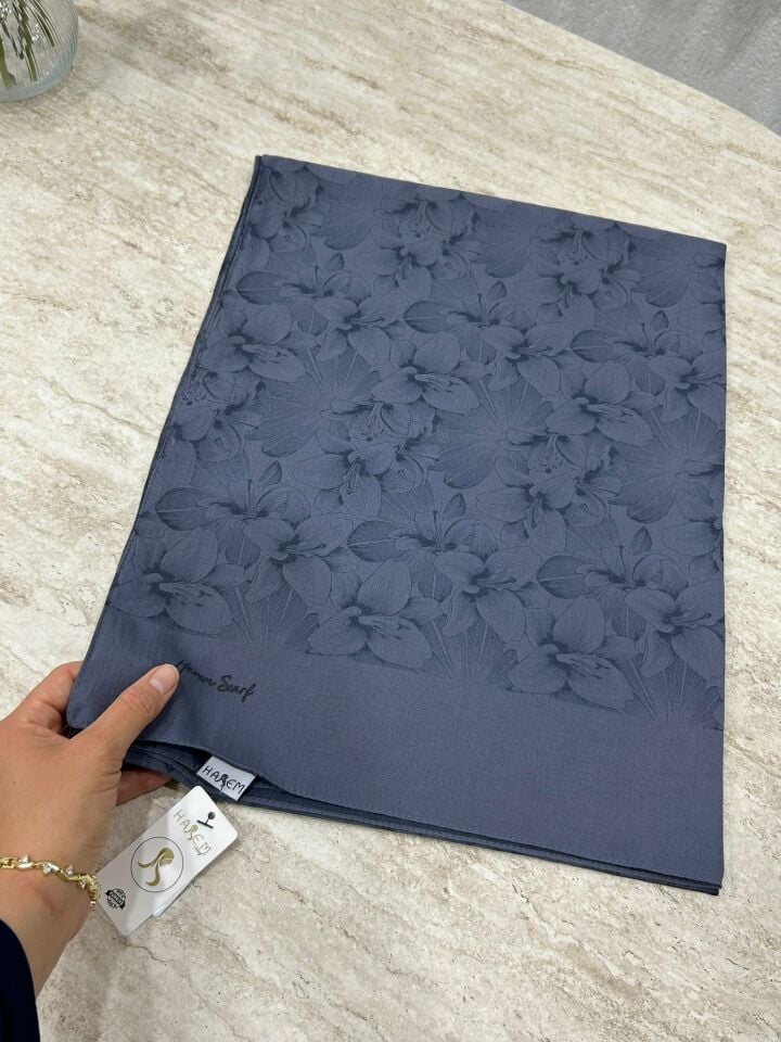 Harem Scarf Gold Derin Şal Füme