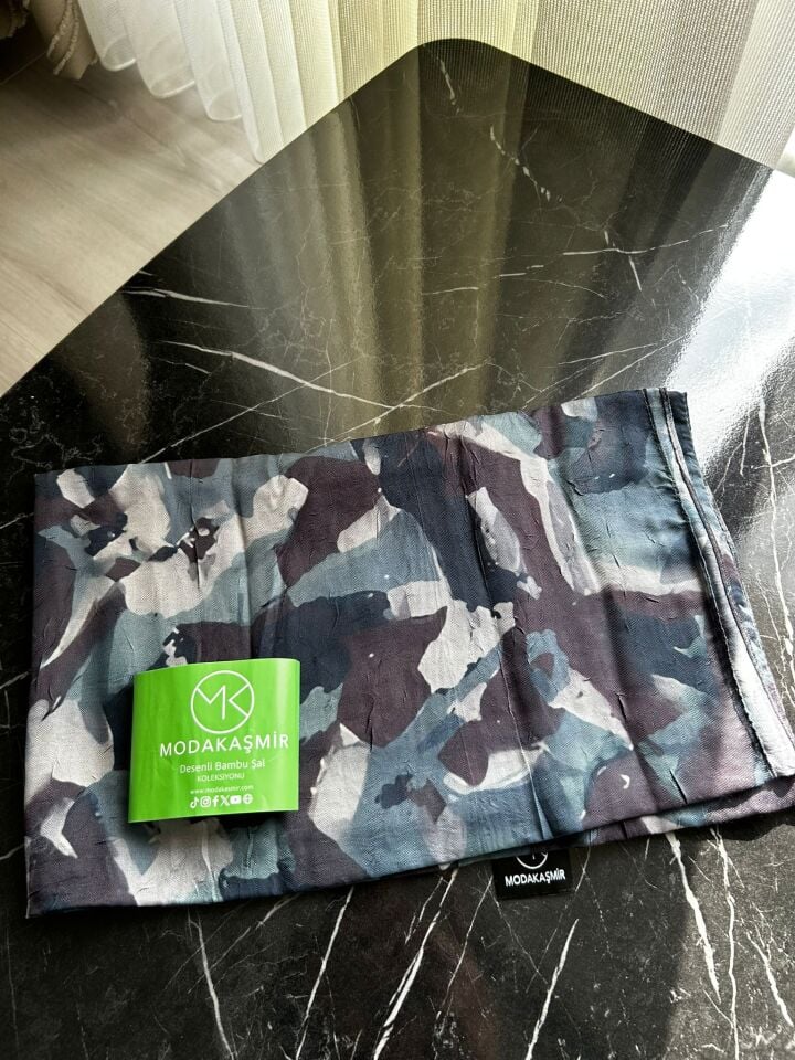 Modakaşmir Desenli Bambu Şal Soft