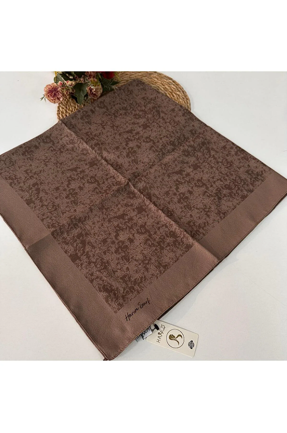 Harem Scarf Gold Silvia Eşarp Koyu Vizon