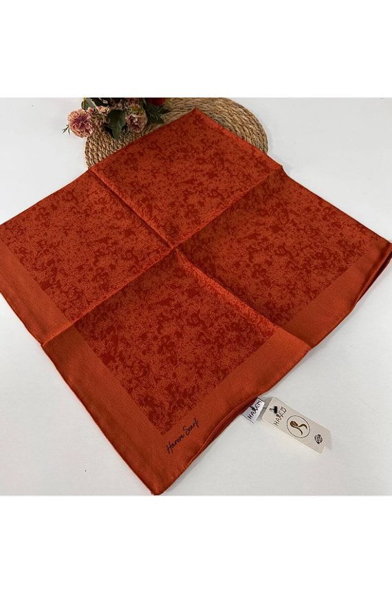 Harem Scarf Gold Silvia Eşarp Kiremit